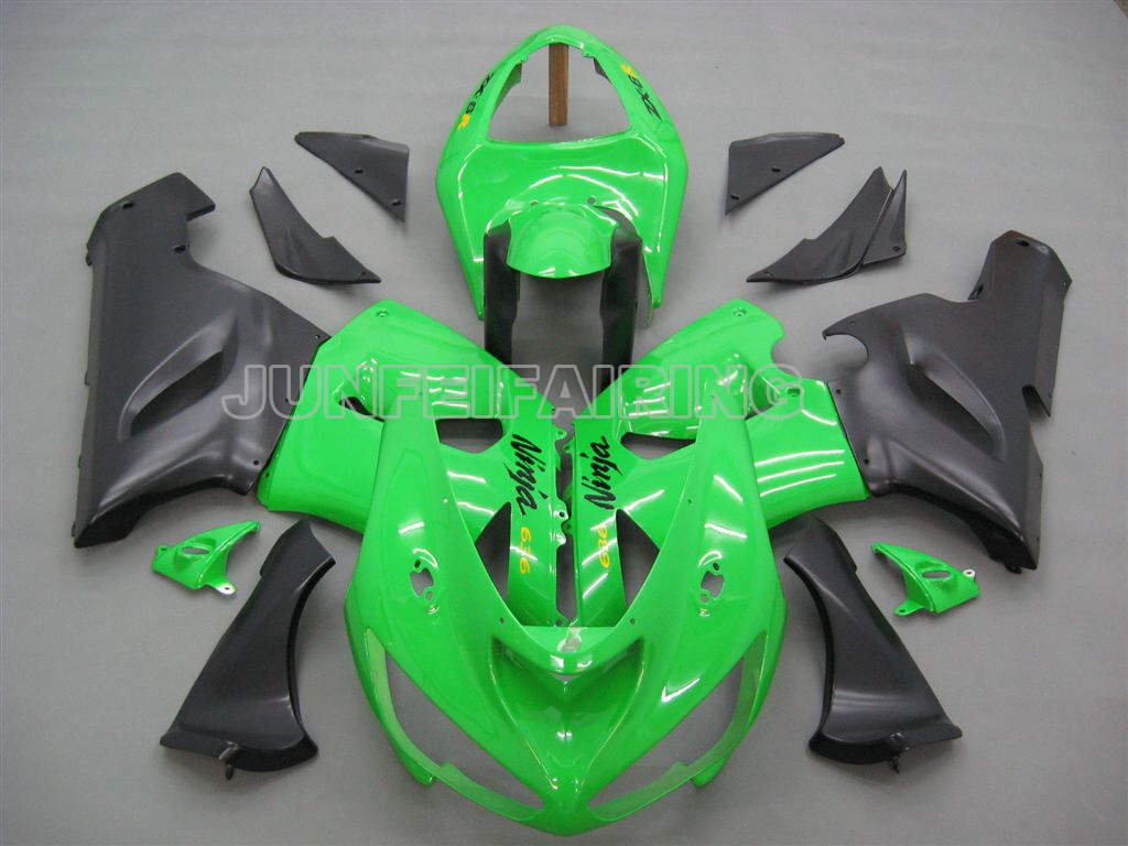 ZX6R 05-06 GREEN/BLK